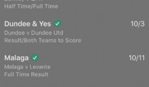 CASH OUT Our punter cashed out for £3,100 after 88 minutes